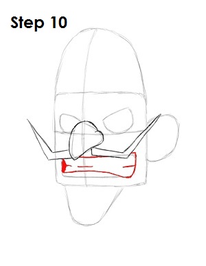 Draw Waluigi Step 10 Draw Waluigi Step 10
