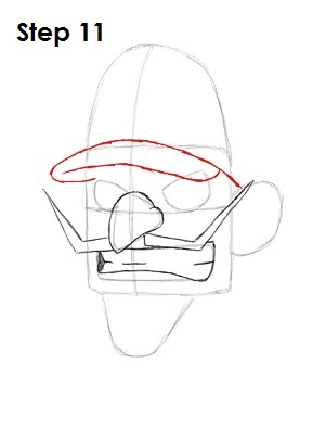 Draw Waluigi Step 11 Draw Waluigi Step 11