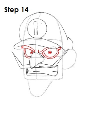 Draw Waluigi Step 14 Draw Waluigi Step 14