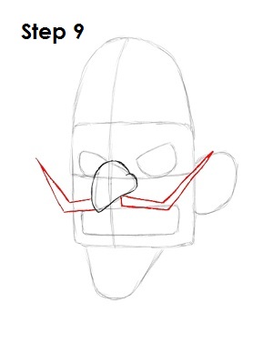 Draw Waluigi Step 9 Draw Waluigi Step 9