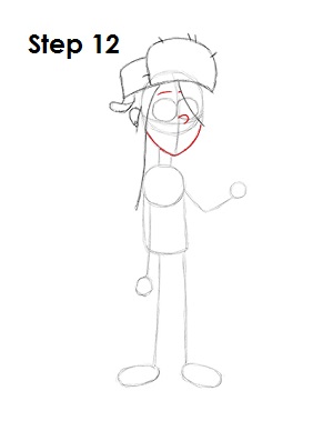 Draw Wendy Step 12 Draw Wendy 12