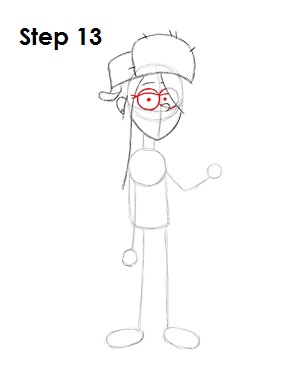Draw Wendy Step 13 Draw Wendy 13