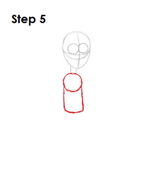 Draw Wendy Step 5 Draw Wendy 5