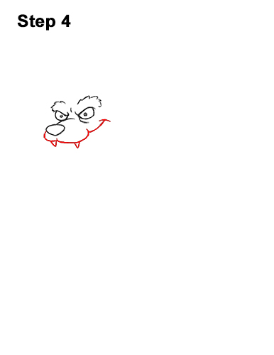 Draw a Cartoon Werewolf Wolf-Man 4 How to Draw Cartoon Werewolf Wolf Monster Halloween 4