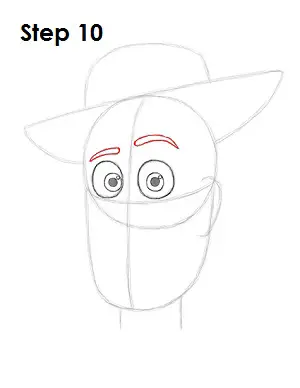 Draw Toy Story's Woody 10