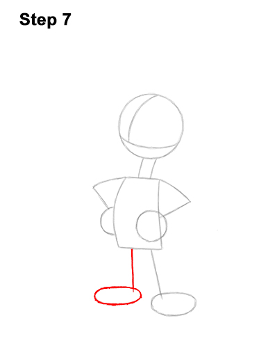 How to Draw Woody Woodpecker Full Body 7