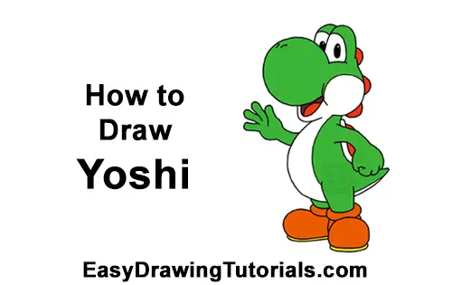 How to Draw Yoshi Nintendo Super Mario