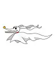 How to Draw Zero Dog Nightmare Before Christmas