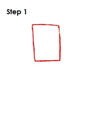 How to Draw Zim Step 1