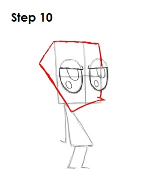 How to Draw Zim How to Draw Zim Step 10