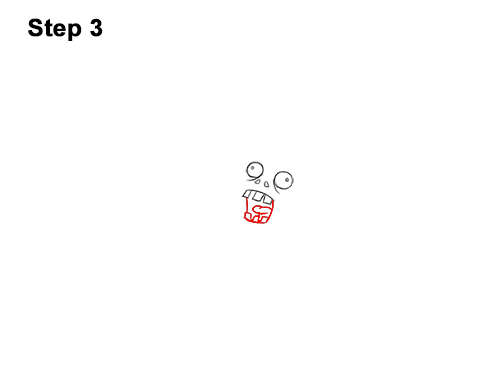 How to Draw Cartoon Zombie Coming out of the Ground 3