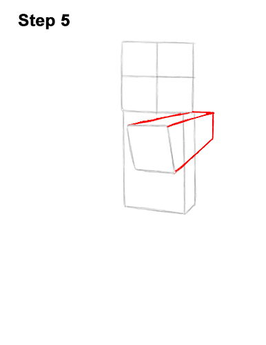 How to Draw Zombie Mob Minecraft Full Body 5