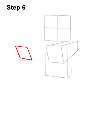 Draw Zombie Walking Minecraft 6 How to Draw Zombie Mob Minecraft Full Body 6